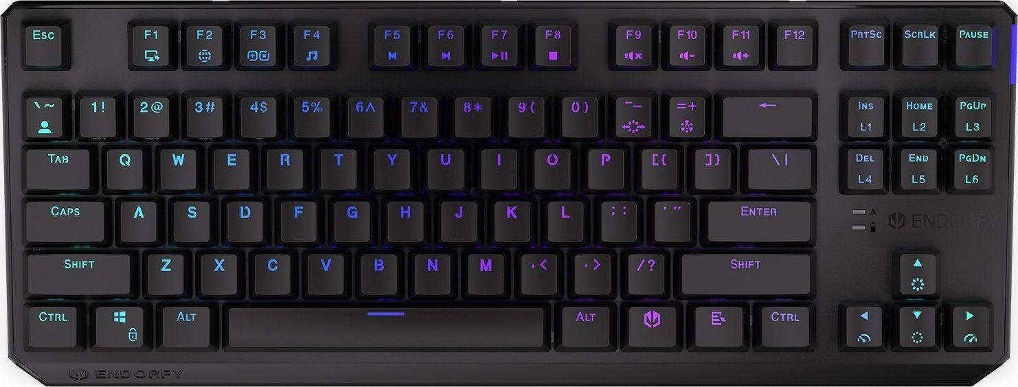 Klawiatura Endorfy Thock TKL Wireless Black Kailh Black Box (EY5A081)