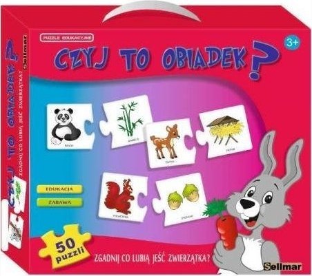 Abino Puzzle edukacyjne Czyj to obiadek? ABINO