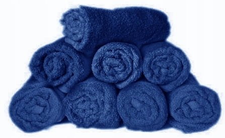 Carbotex Ręcznik 50X100 Frotte Bawełniany Blue Nav Carbotex 0000062500 5902689455117