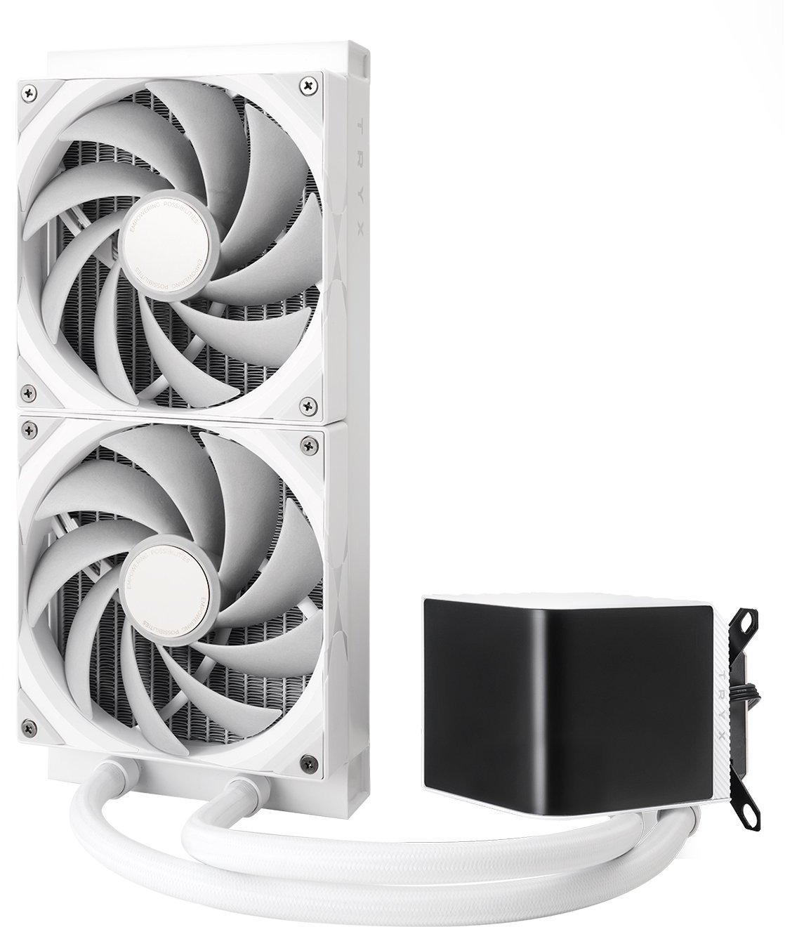 Chłodzenie wodne TRYX PANORAMA 280 Procesor Zestaw do chłodzenia płynami 14 cm Biały 1 szt.