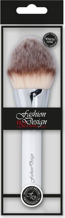 Top Choice Top Choice Fashion Design Pędzel do nakładania pudru White Line (37160) 1szt