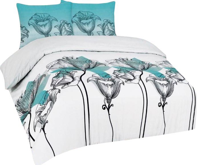 Matex Pościel 220 x 200 3cz Bawełniana Matex FLANELA 70