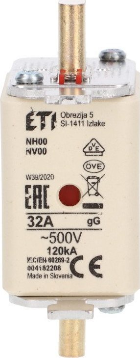 Shumee Wkładka bezpiecznikowa KOMBI NH00 gG 32A/500V 004182208 /3szt./