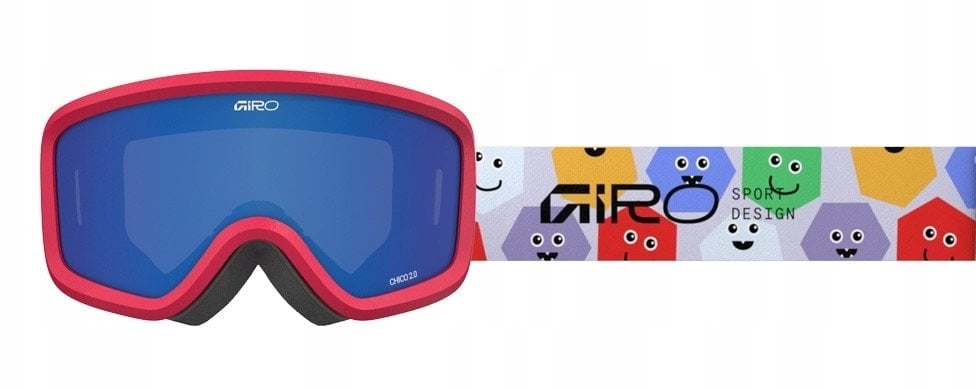 Giro Gogle zimowe juniorskie GIRO CHICO 2.0 MULTI FACES (OTG) (Cylindrical) (Lustrzana szyba kolorowa GREY COBALT 8-18% S3)