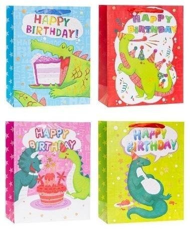 Torebka ozdobna 31x42x12cm brokat mix ROZETTE