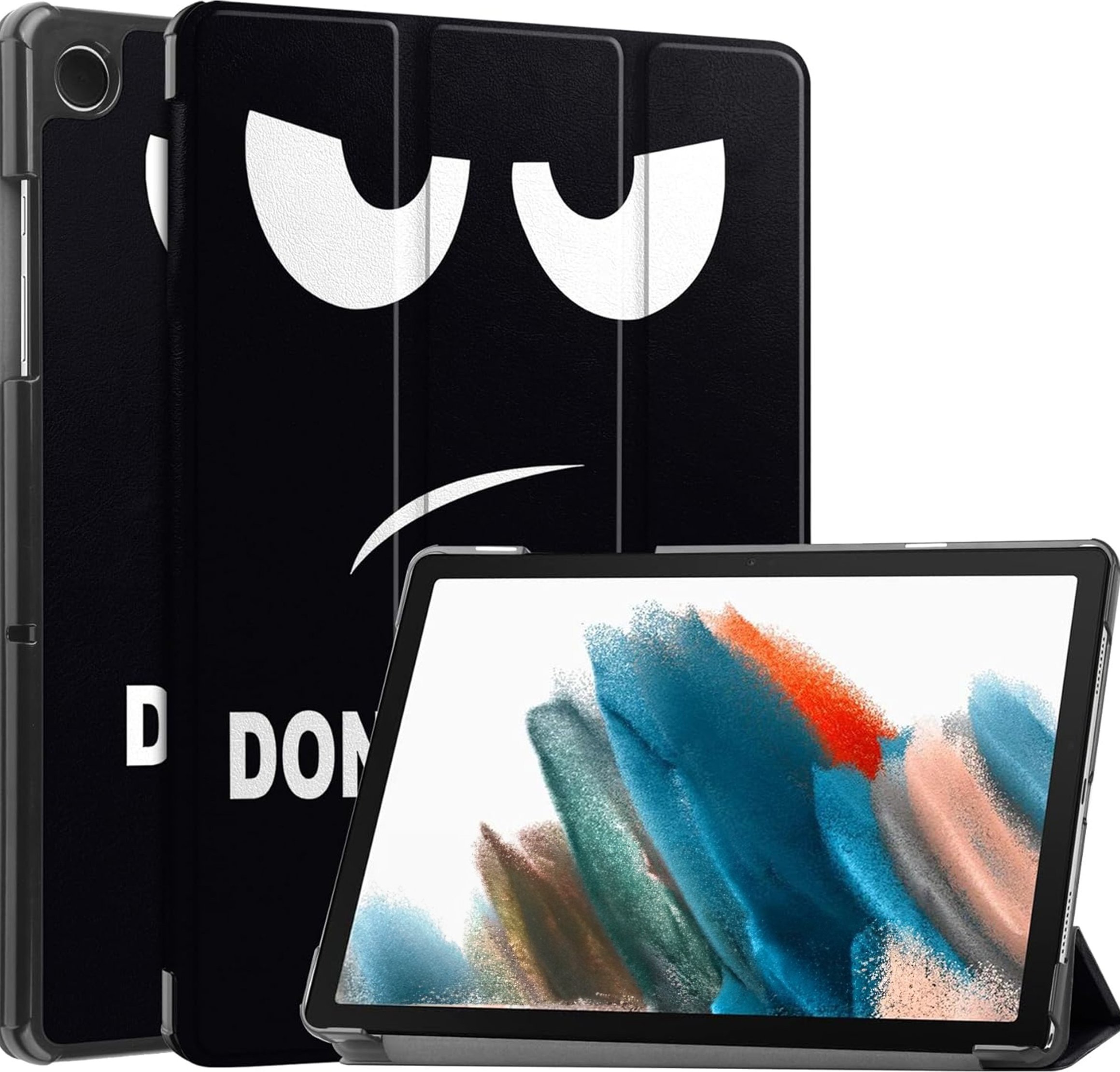 Etui na tablet Alogy Etui do Samsung Galaxy Tab A9+ Plus 2023 11" (X210/X215/X216) obudowa z klapką na tablet Slim Case Alogy Don't touch me czarne