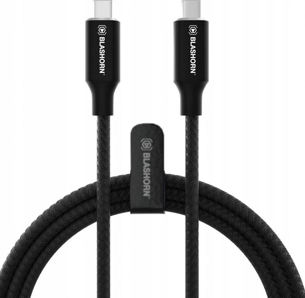 Kabel USB Blashorn USB-C - USB-C 1.8 m Czarny