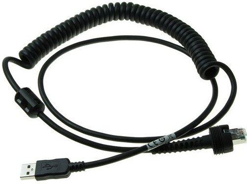 Kabel USB Datalogic Cable CAB-553, USB Type A, Coiled, 2.4 m / 7.8 ft, IP67