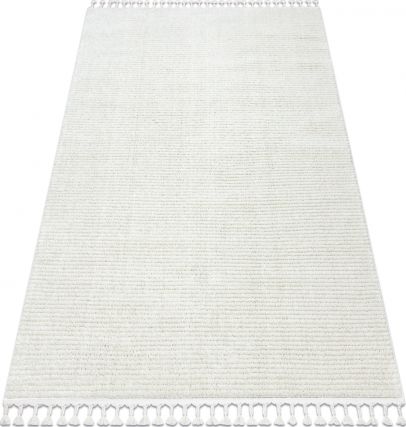 Dywany Łuszczów Dywan SEVILLA PC00B paski, prążki biały Frędzle berberyjski marokański shaggy, 180x270 cm