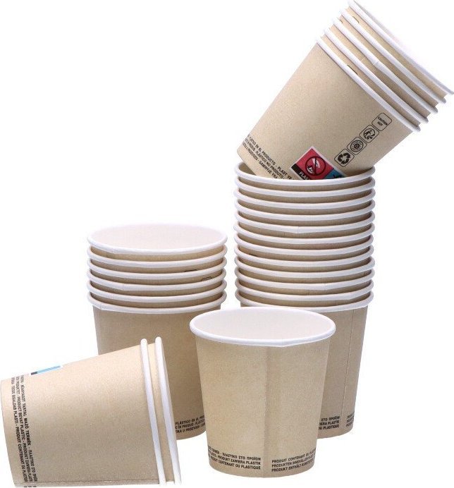 Guillin Kubki papierowe jednorazowe kraftowe 100ml 50szt