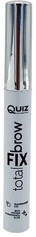 QUIZ COSMETICS_Transparent Gel Total Fix Brow żel utrwalający do brwi z Aloesem 5ml