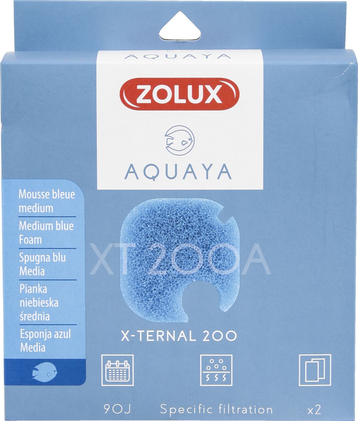 Zolux AQUAYA Wkład gąbka Blue Foam Xternal 200