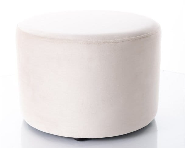 Pufa siedzisko Puf DOTI A VELVET jasny beż