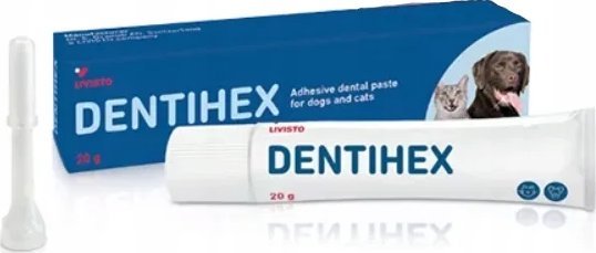 Triton LIVISTO Dentihex Pasta Adhezyjna do zębów dla psa i kota 20g