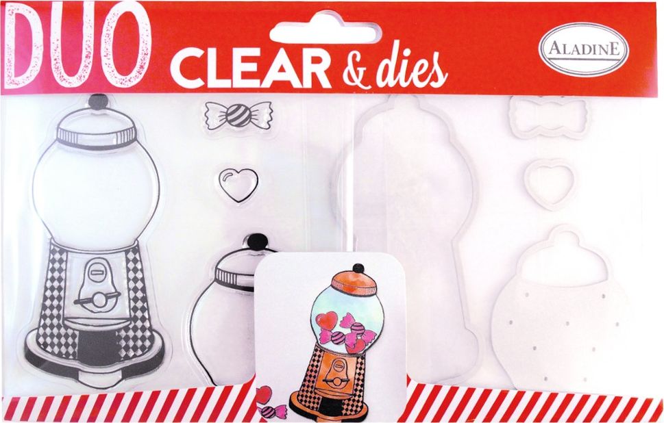Aladine Stemple silikon z wykrojnikami Cukierki