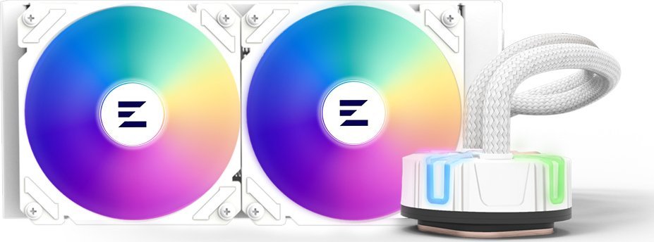 Chłodzenie wodne Zalman Zalman Reserator5 Z24 ARGB WHITE Procesor Chłodnica cieczy all-in-one 12 cm Biały