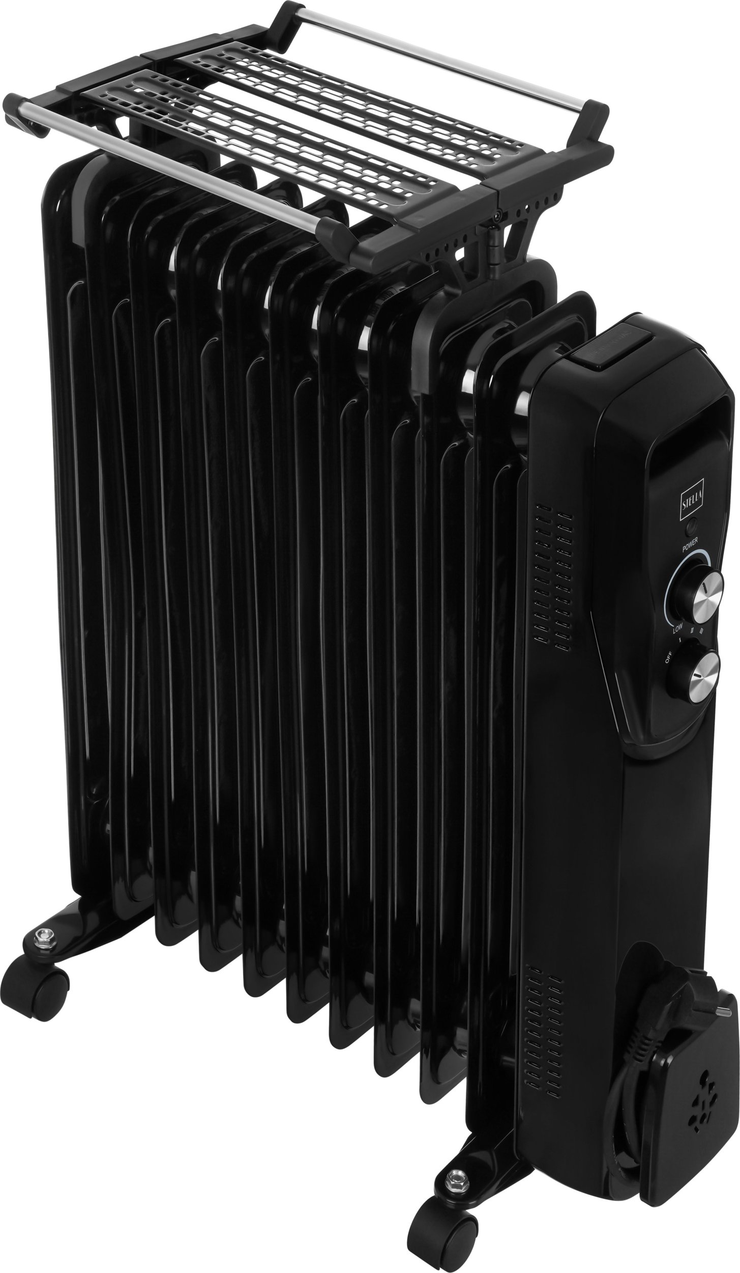 Grzejnik Stella GRZEJNIK OLEJOWY STELLA STGO-2500-11C 11 ŻEBEREK CZARNY