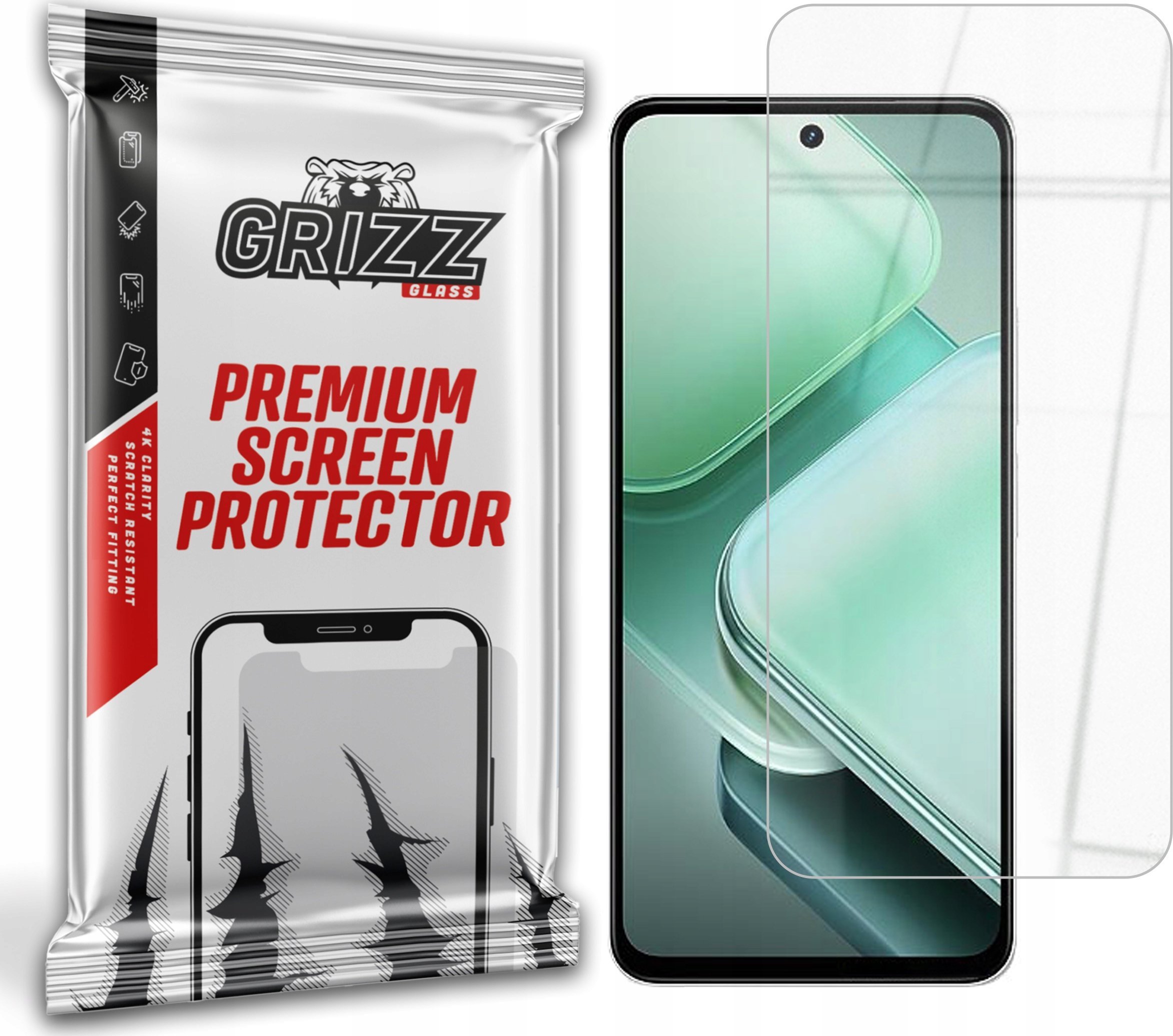 GrizzGlass Szkło hybrydowe HybridGlass do Vivo iQOO Z9X