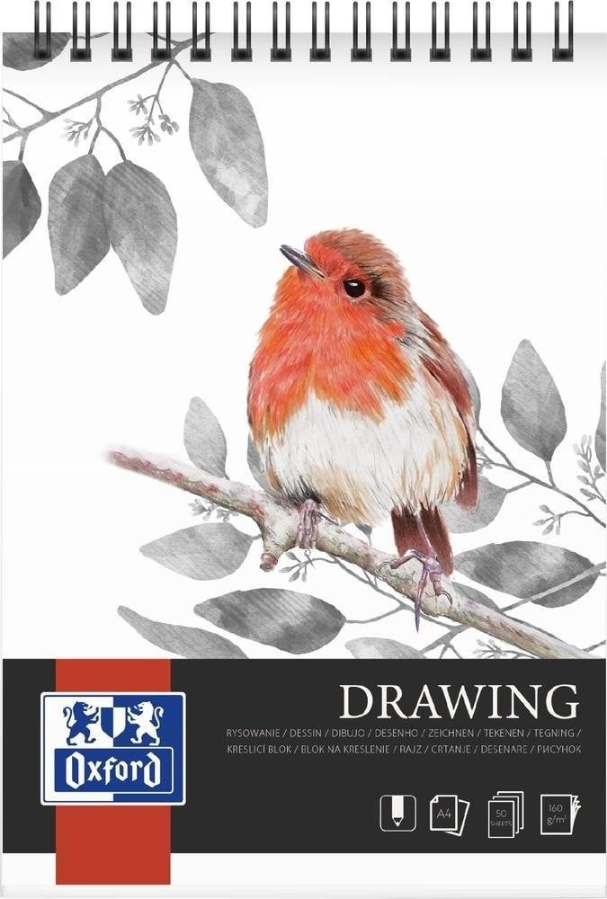Oxford Blok artystyczny rysunkowy A4/50K 160g spirala