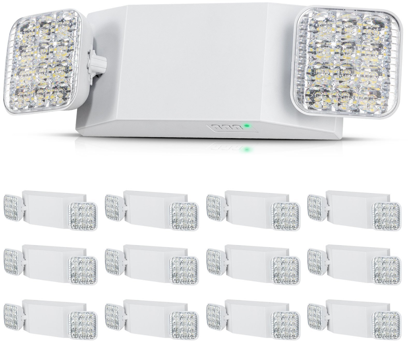 12 Awaryjnych Opraw Oświetleniowych LED z Akumulatorem