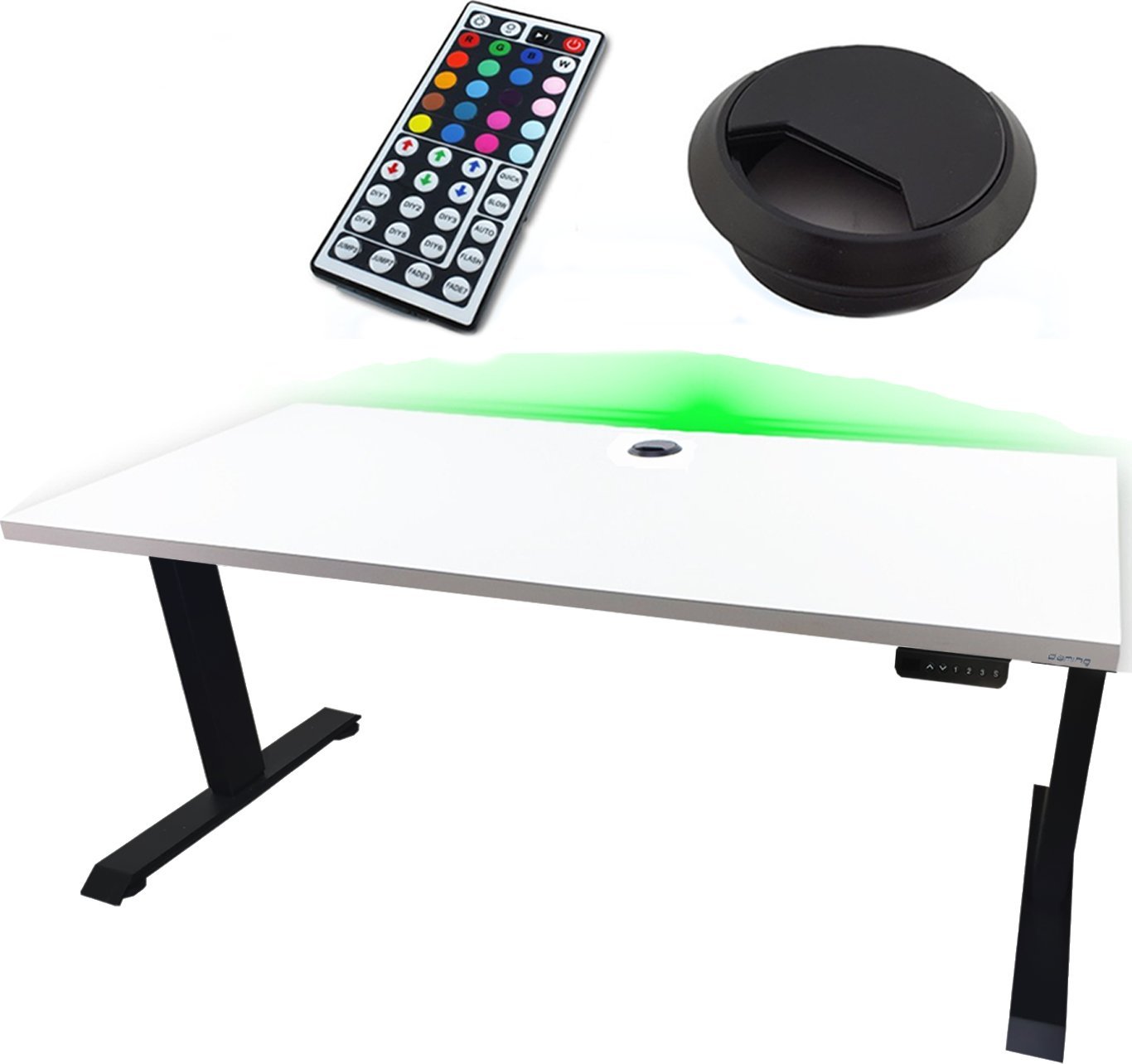 BIURKO ELEKTRYCZNE 120x60 STABILNE REGULOWANE LOFT METALOWE PRODUCENT