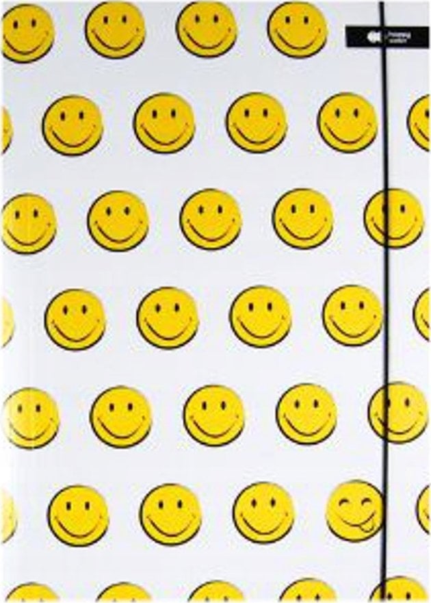 Teczka z gumką A+ Fun biała HAPPY COLOR