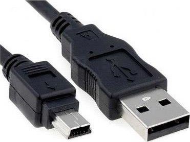 Kabel USB Akyga USB-A - miniUSB 1.8 m Czarny (AK-USB-03)