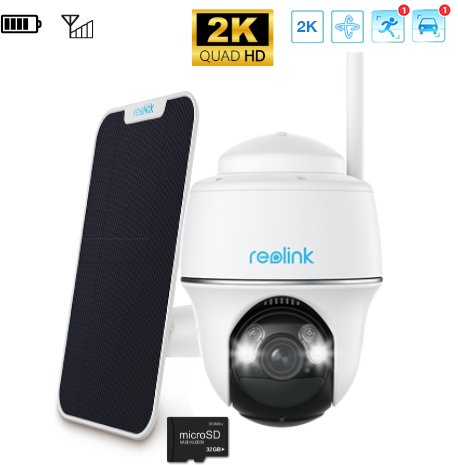Kamera zewnętrzna obrotowa Reolink Go PT PLUS 2K GSM| Akumulator | LTE 4G 3G | Bezprzewodowa | Tryb nocny | Czujnik ruchu | Reolink