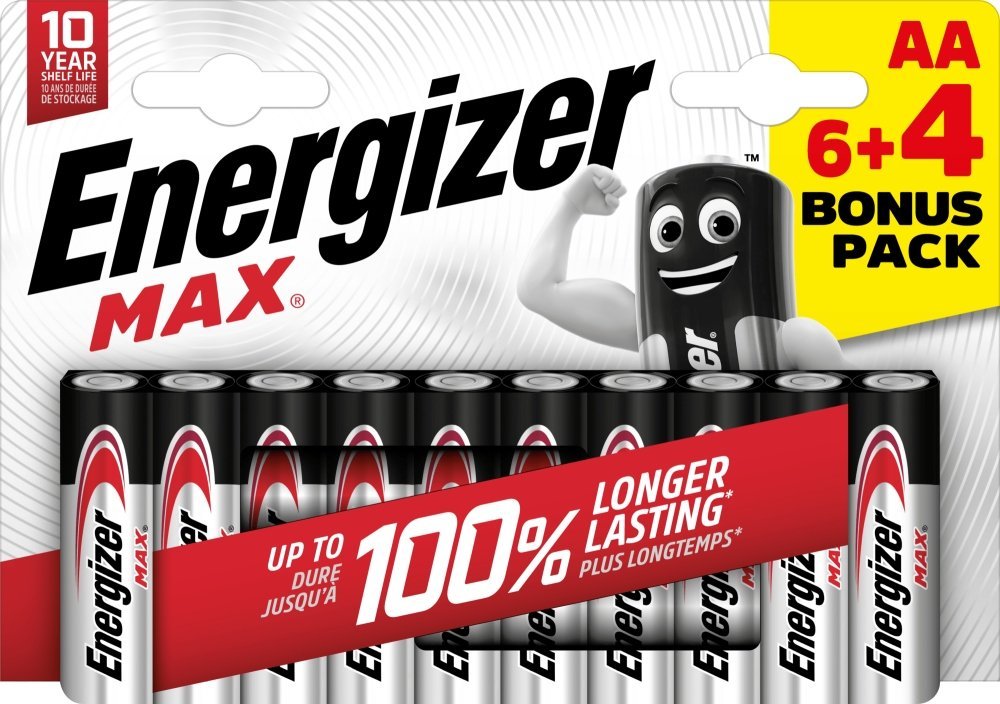 Energizer Energizer LR6/10 Max AA 6+4 zdarma