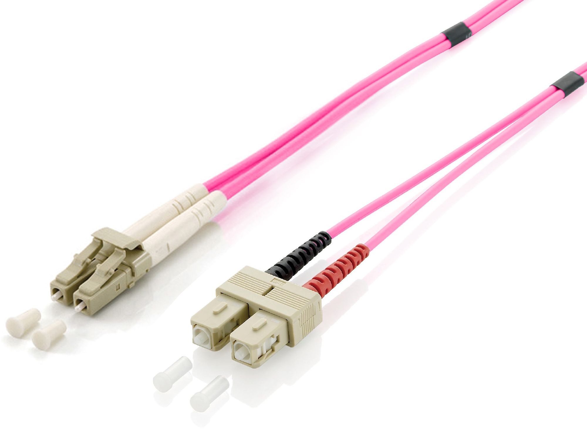 Equip Patchcord światłowodowy LC SC Multimode Duplex OM4, 5m (255535)