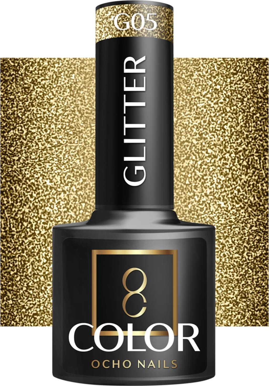 Activeshop OCHO NAILS Lakier hybrydowy glitter G05 -5 g