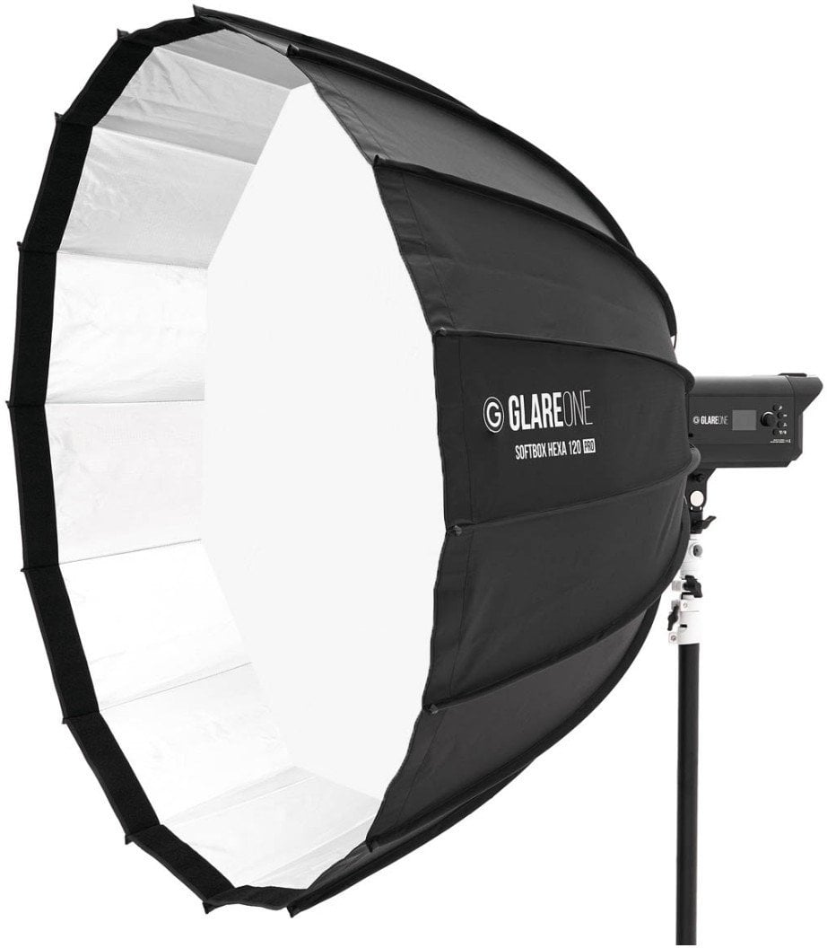 GlareOne Softbox Hexa 120 PRO zestaw dyfuzorów