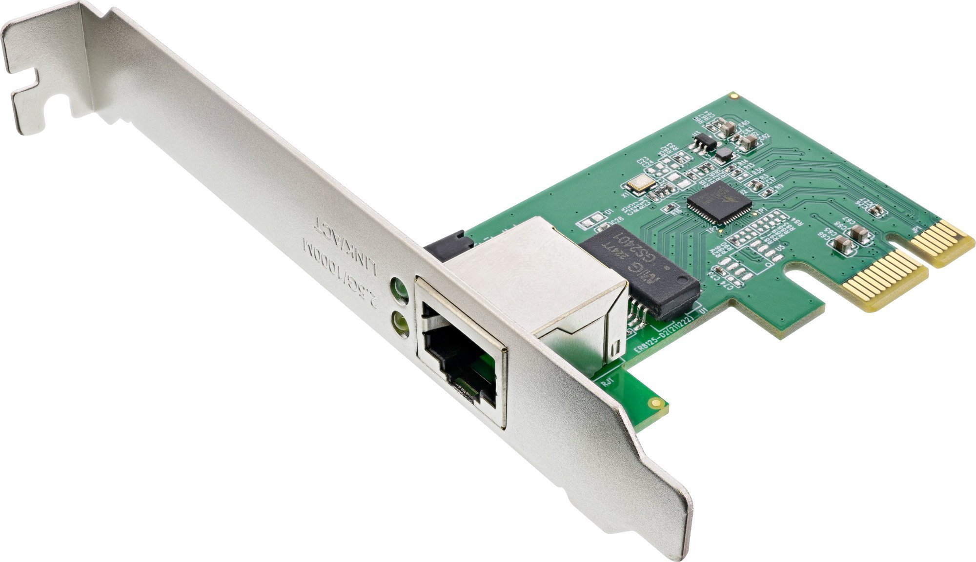 Kontroler InLine InLine® Gigabit network card, 1x RJ45 2.5Gb/s, PCIe x1, incl. low profile bracket