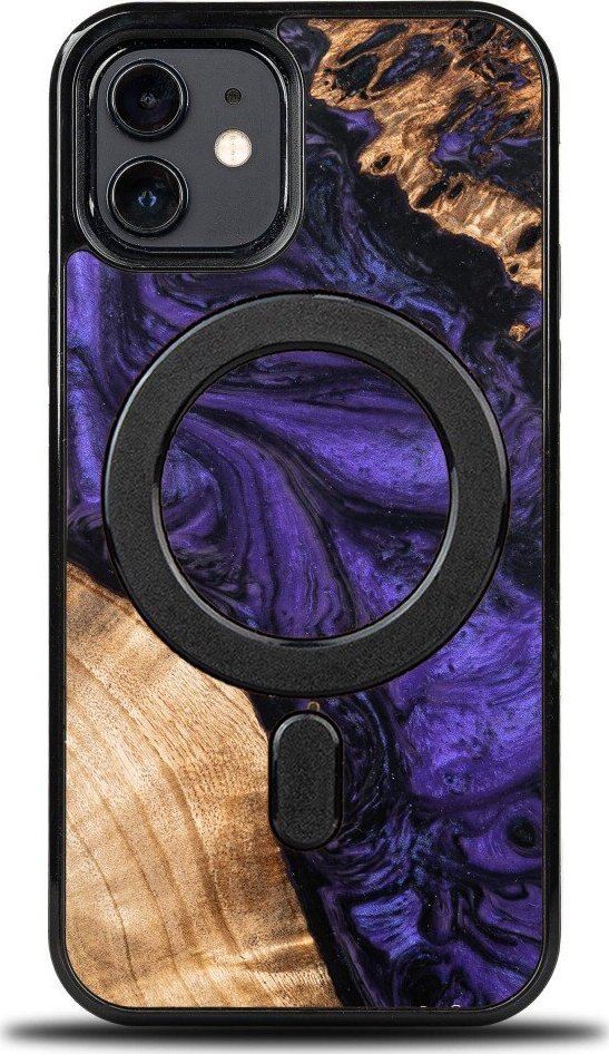 BeWood Etui Bewood Unique na iPhone 12 / 12 Pro - Violet z MagSafe
