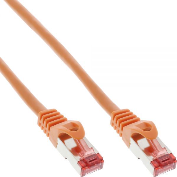 InLine Patchcord S/FTP, Cat.6, PVC, PiMF, pomarańczowy, 1.5m (76412O)