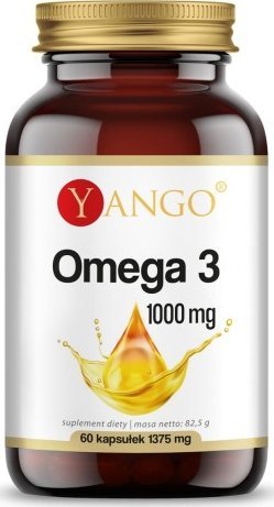 YANGO_Omega 3 1000mg suplement diety 60 kapsułek