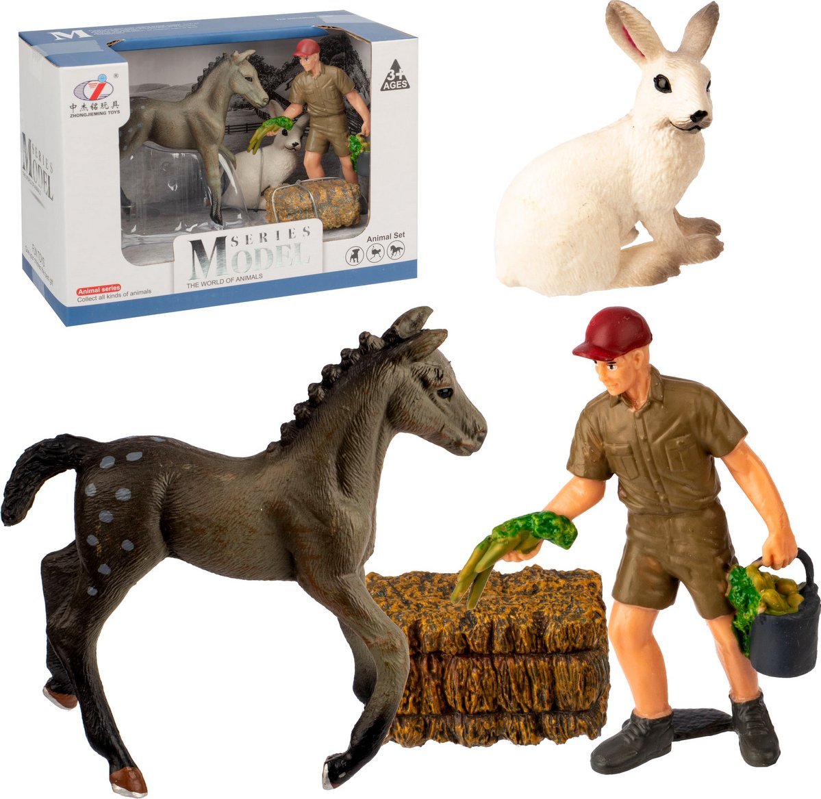 Figurka ZWIERZĘTA DOMOWE ZESTAW FARMA Z FIGURKĄ