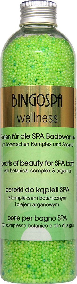BingoSpa Pearls of beauty for SPA bath botanical complex and argan oil