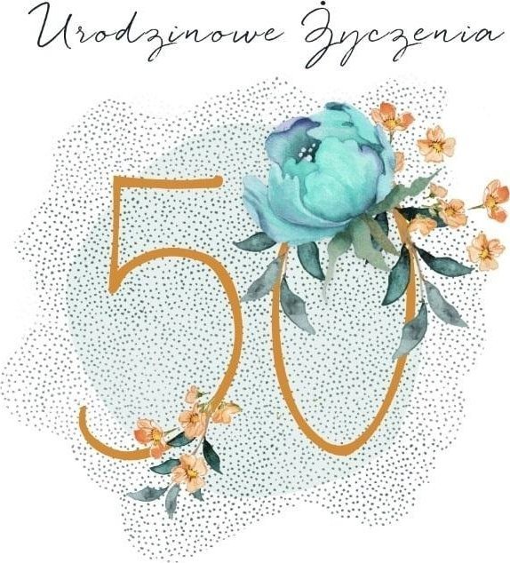 Karnet Swarovski kwadrat CL4550_PO Urodziny 50