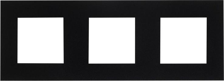 Efapel EFAPEL QUADRO45 RAMKA 3-KROTNA CZARNY 45930 KPM