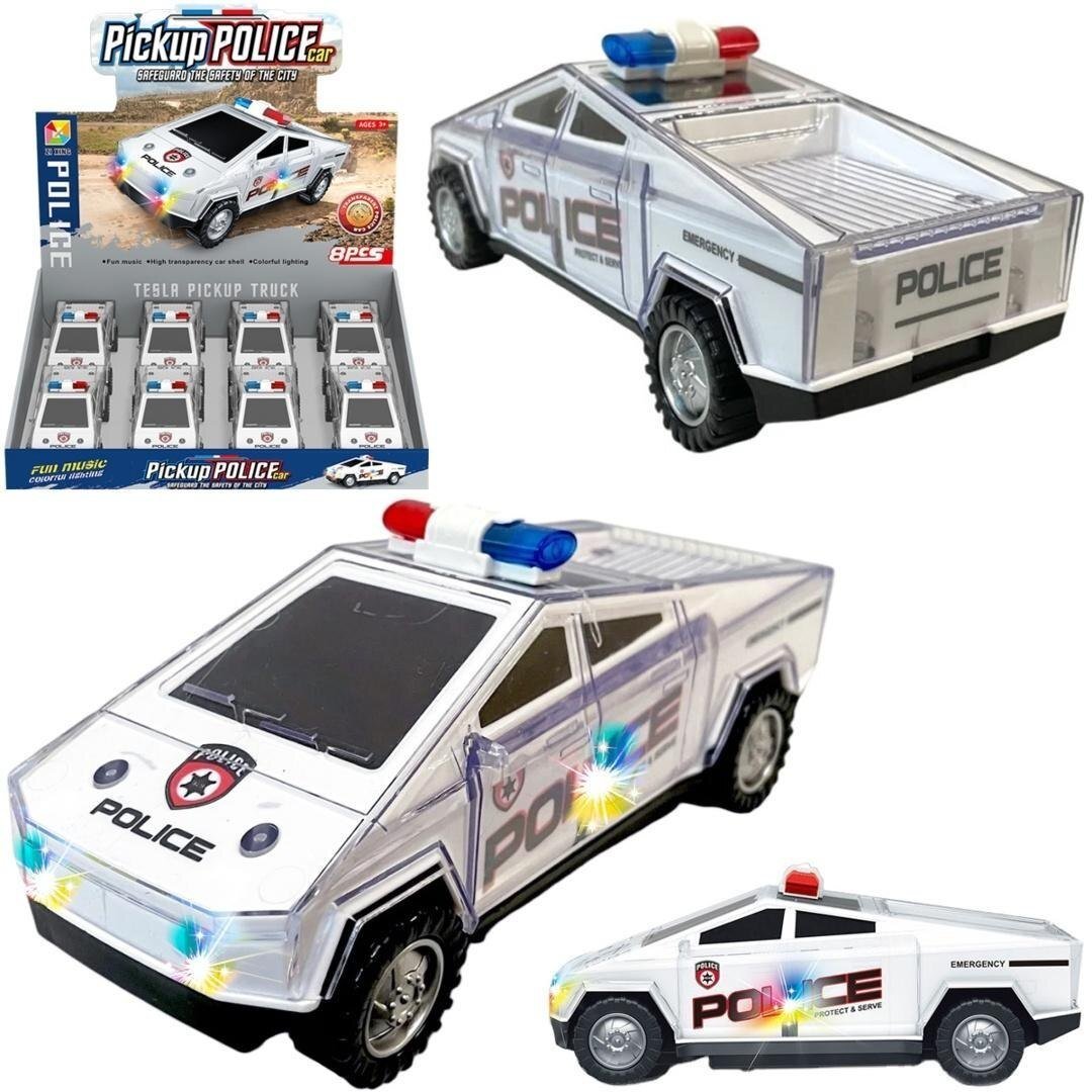 Trifox Auto policja z napędzany z światłem i z dźwiękiem