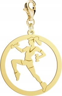 Radziszewska Jewellery Pozłacany Charms Aerobik