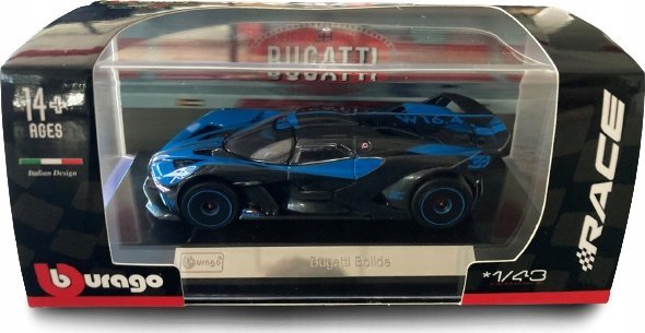 Bburago Bugatti Bolide black-blue BBURAGO