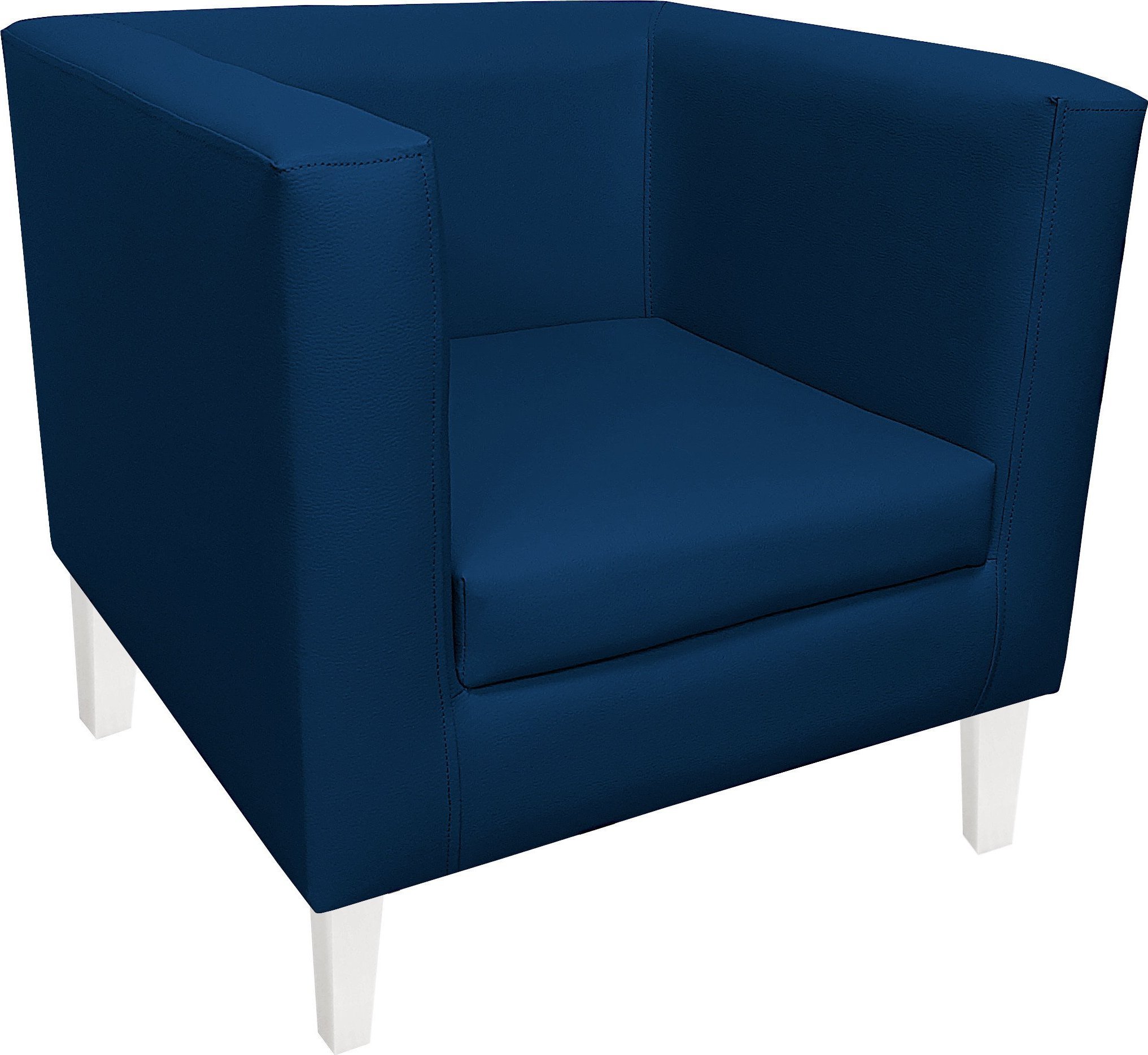 Atos Fotel Monaco nogi 20 białe D4