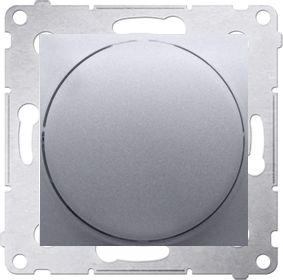 Kontakt-Simon Simon 54 Premium Ściemniacz obrotowy do LED ściemnialnych 230 V 2–250 W srebrny mat DS9L.01/43 (WMDS-004xLx-043)