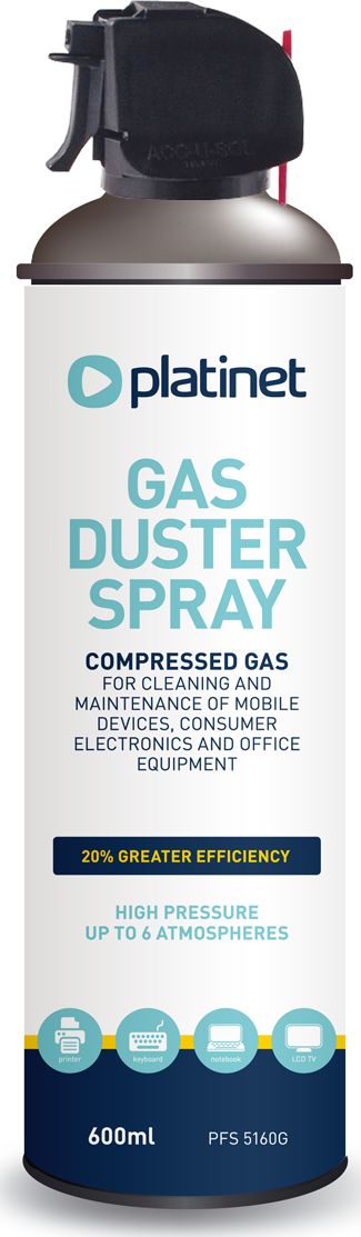 Platinet Sprężone powietrze do usuwania kurzu 600 ml (45085)
