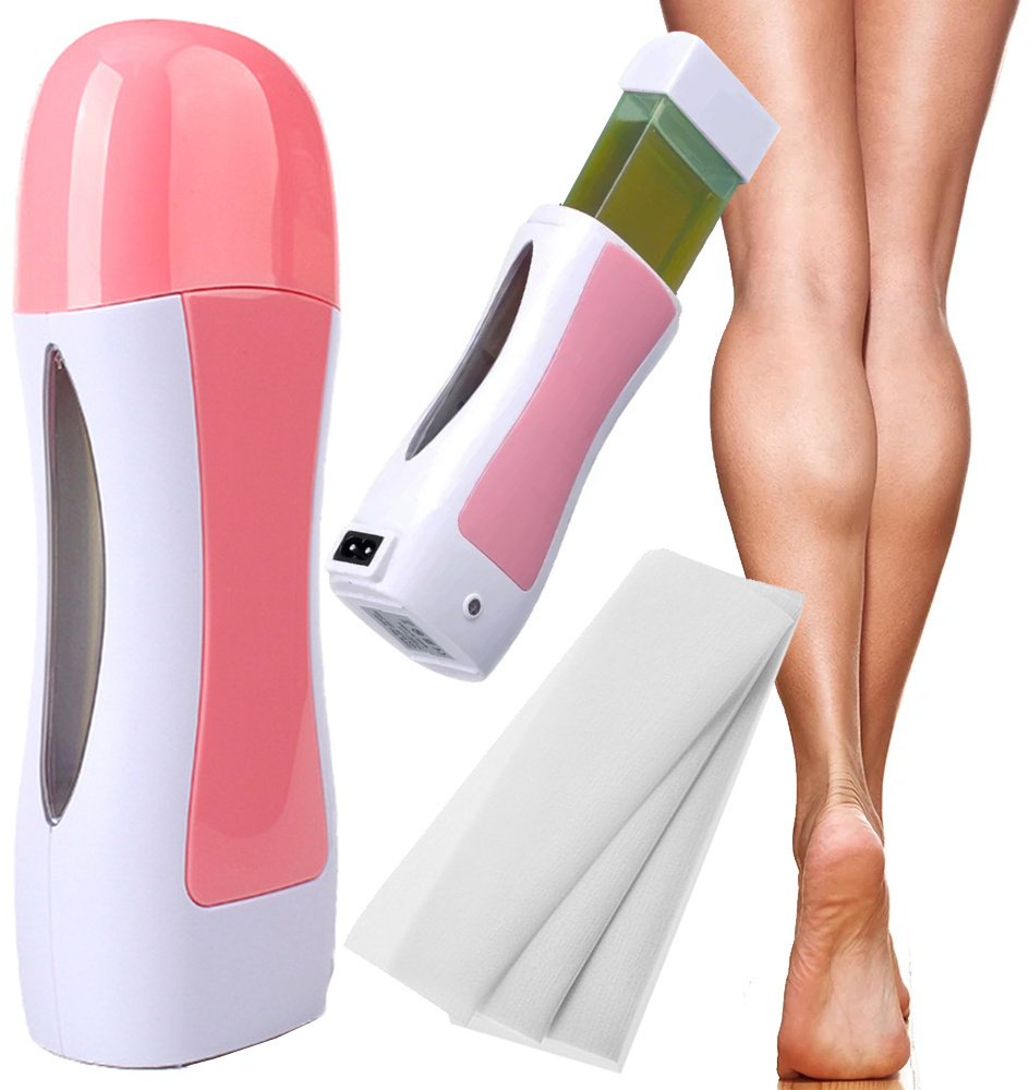 Zestaw do depilacji podgrzewacz wosk w rolce paski