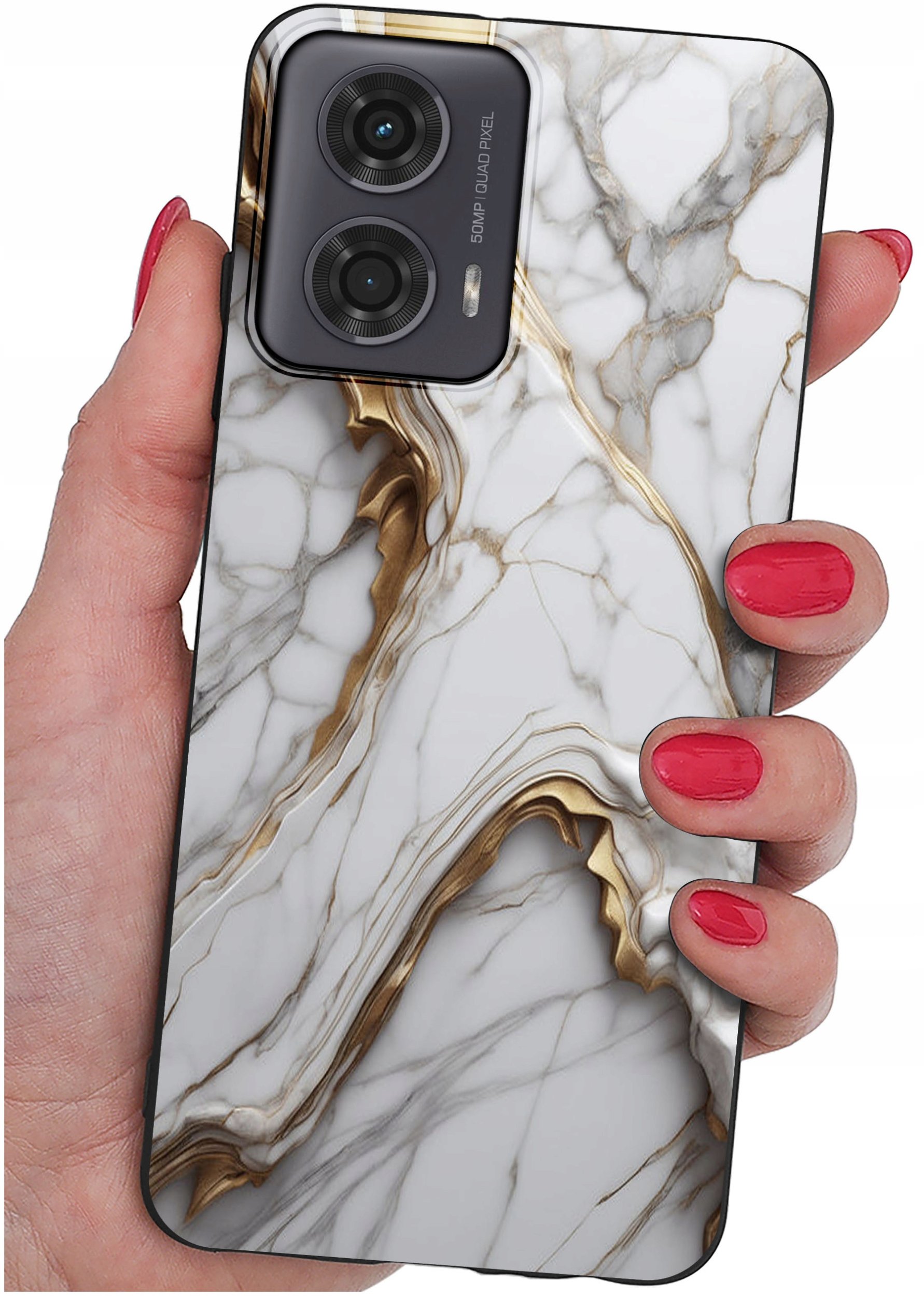 Etui do Motorola Moto G24 |G24 POWER |G04 |E14 WZORY |SILIKONOWE MATT SZKŁO