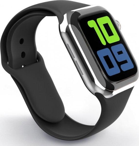 Swissten Silicone band for apple watch 42-44 mm black