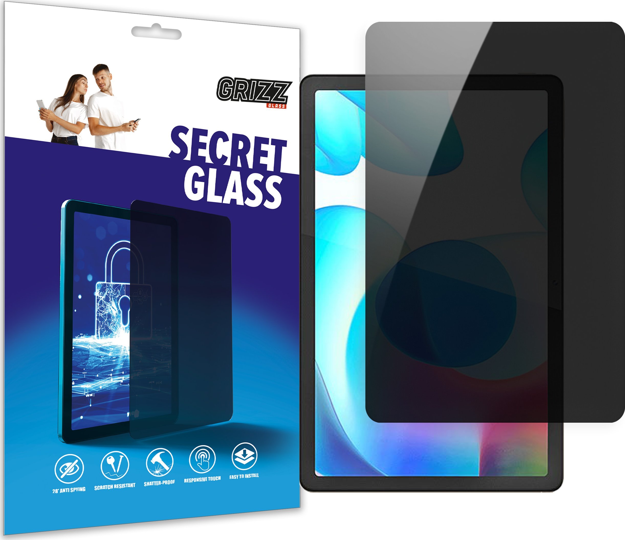 GrizzGlass Szkło prywatyzujące GrizzGlass SecretGlass do Realme Pad Mini